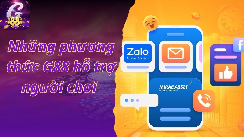 Những phương thức G88 hỗ trợ người chơi 